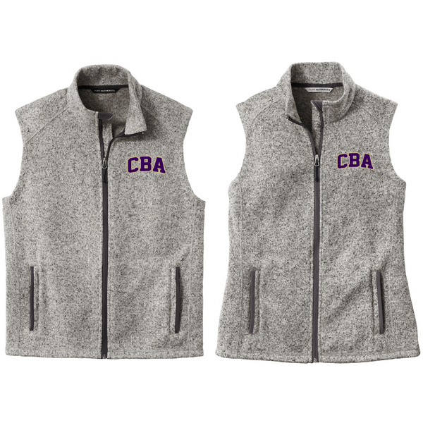 CBA- Men's & Ladies Alpine Sweater Fleece Vest