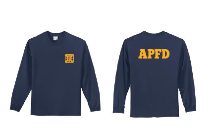 APFire- Cotton Long Sleeve Shirt with back print