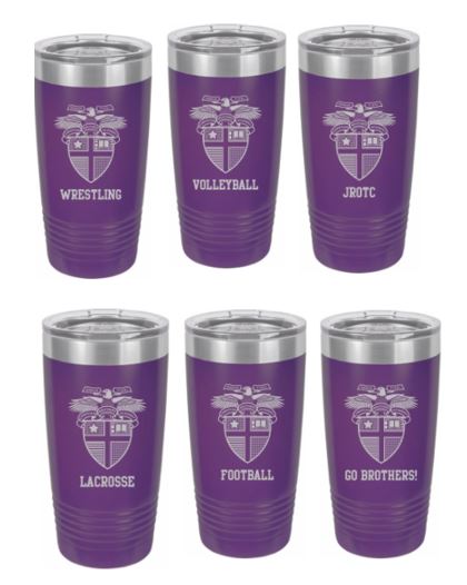 CBA- BROTHERS 20 oz Insulated Tumbler, LOGO Choice - Wicked Smart Apparel