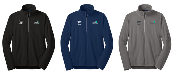 NNYSHP23- Unisex Micro-Fleece 1/2 Zip Pullover