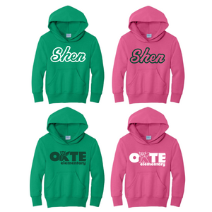 OKTE20- Fleece Pullover Hooded Sweatshirt