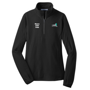 NNYSHP23- Ladies Micro-Fleece 1/2 Zip Pullover
