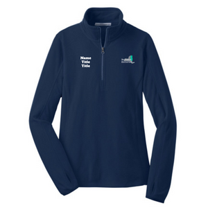 NNYSHP23- Ladies Micro-Fleece 1/2 Zip Pullover