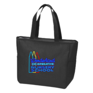WDNS22- Ziptop Tote Bag