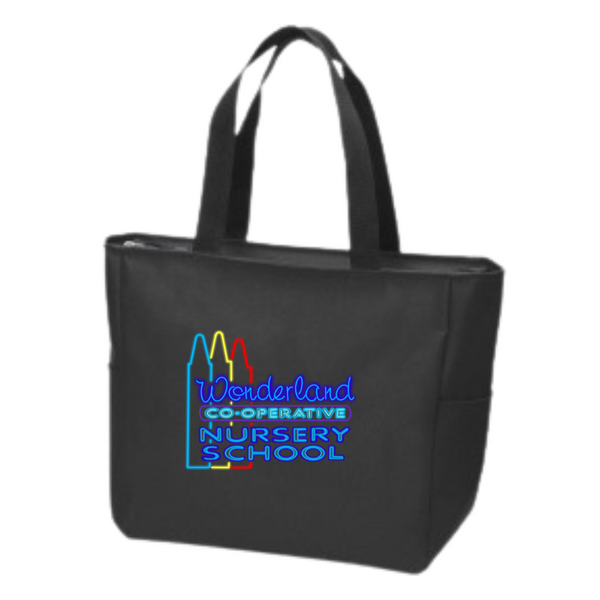 WDNS22- Ziptop Tote Bag