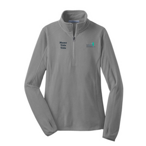 NNYSHP23- Ladies Micro-Fleece 1/2 Zip Pullover