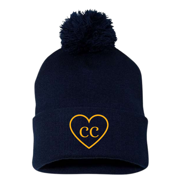 AHN- "Coach Carlo" Pom Knit Beanie