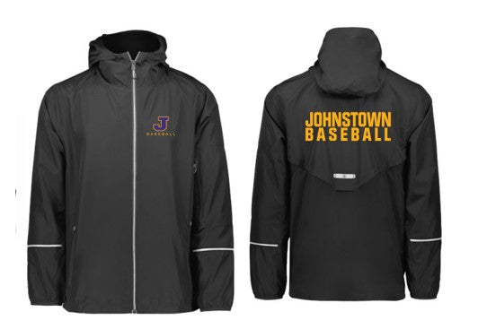 JTBB- Baseball Holloway Packable Full Zip Rain Jacket