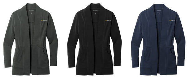 NYSTEC026- Port Authority® Ladies Microterry Cardigan