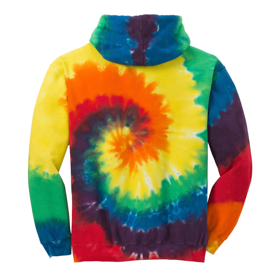 OKTE20 Spiral Tie Dye Hoodie Wicked Smart Apparel