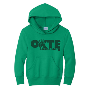 OKTE20- Fleece Pullover Hooded Sweatshirt