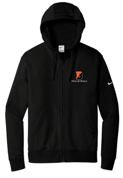 2300BVB- NIKE Club Fleece Sleeve Swoosh Full-Zip Hoodie