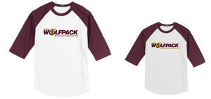 WHMS22- Baseball Style Raglan Tshirt