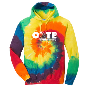 OKTE20- Spiral Tie Dye Hoodie