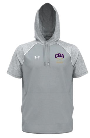 cbal- Men's UA Command Warm-Up Short Sleeve Hoodie