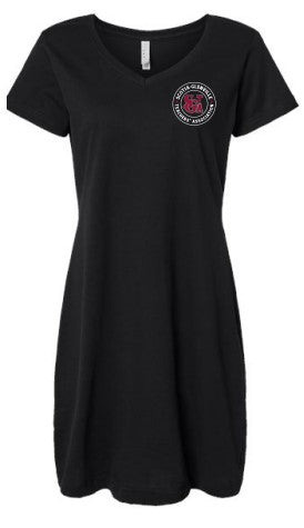 SGTA0021- Women's Fine Jersey V-Neck dress