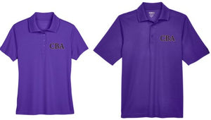 CBA- Men's & Ladies' Performance Polo