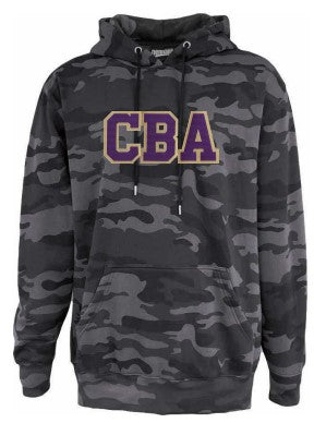 CBA- Premium Camo Hoodie with applique design