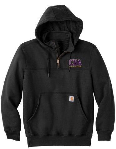 25CBASKI- Alpine Team Carhartt ® Rain Defender ® Paxton Heavyweight Hooded Zip Mock Sweatshirt