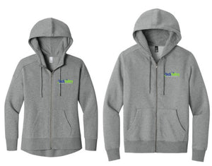 TechValley23- District® Perfect Weight® Fleece Full-Zip Hoodie
