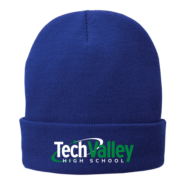 TechValley23- Fleece-Lined Knit Cap