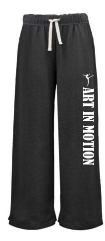 AMDA025- Ladies wide leg oversized sweatpant