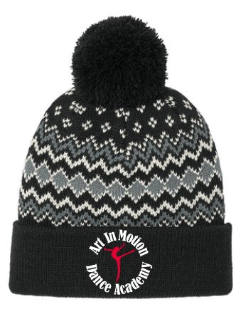 AMDA025- Port Authority® Alpine Pom Beanie