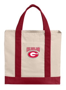 RDSTRMGLD25- Port Authority® Cotton Canvas Two-Tone Tote