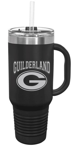 RDSTRMGLD25- Insulated 40 oz. Travel Mug with Handle