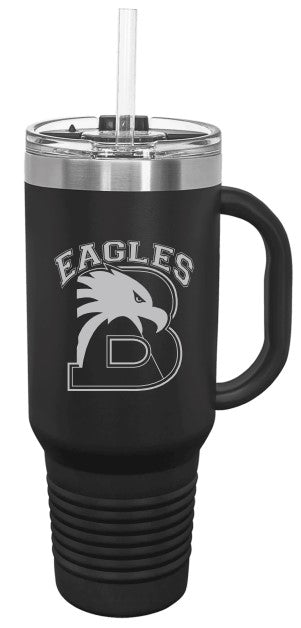 EGLNSTB25-  Insulated 40 oz. Travel Mug with Handle