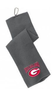 RDSTRMGLD25- Waffle Microfiber Golf Towel