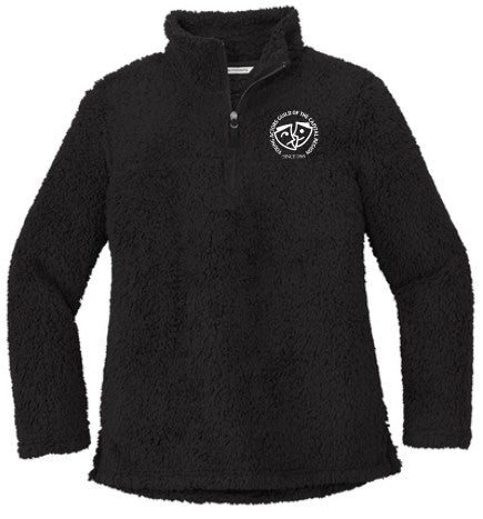 YAGCR23- Ladies Sherpa 1/4 Zip Pullover