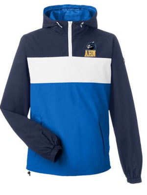 AHN- Nautica Windward Anorak Hooded Quarter-Zip Jacket