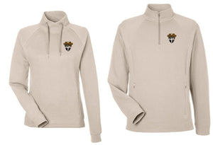 CBA- North End Rhythm Waffle Cross-Neck Pullover