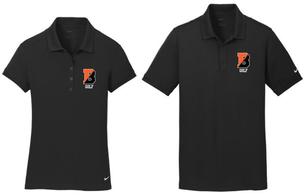 0023BETHGOLF- Nike Dri-FIT Solid Icon Pique Modern Fit Polo
