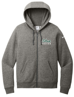 SGSoccer- NIKE Club Fleece Swoosh Full-Zip Hoodie