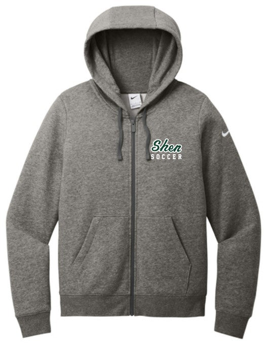 SGSoccer- NIKE Club Fleece Swoosh Full-Zip Hoodie