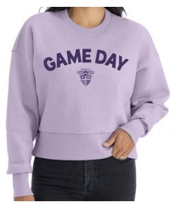 CBA- GAME DAY Next Level Apparel® Women’s Heavyweight Crop Sweatshirt