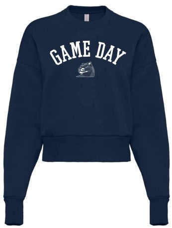 AHN- GAME DAY Next Level Apparel® Women’s Heavyweight Crop Sweatshirt
