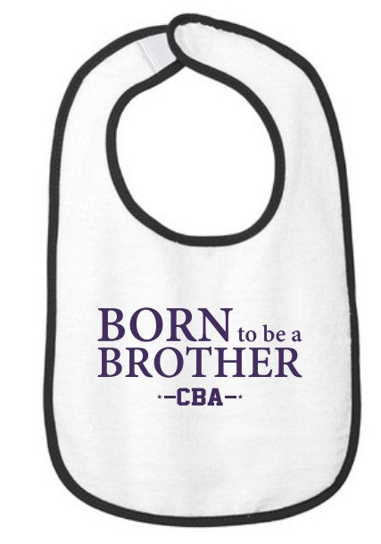 CBA- Infant Terry BROTHERS Bib