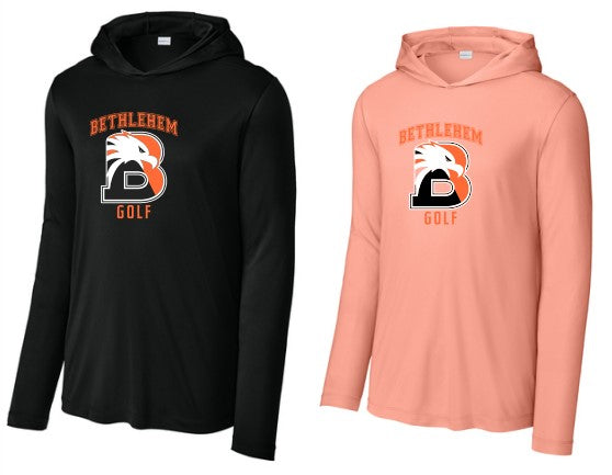 0023BETHGOLF- Sport-Tek® Pro-UV Long Sleeve Hooded Shirt