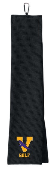 VRGF025- Waffle Microfiber Golf Towel