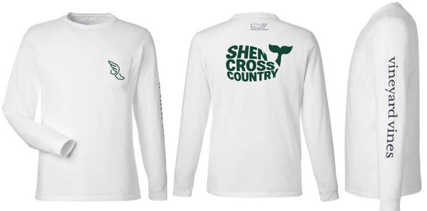 0023GBSHENXC- Vineyard Vines signature Long Sleeve Pocket T-Shirt