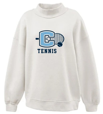 26CLBTNNS- Ladies Mockneck sweatshirt