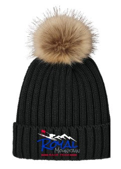 RMRT026- Port Authority® Faux Fur Pom Beanie