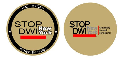 NYSDWI025- NYS STOP DWI Challenge Coin