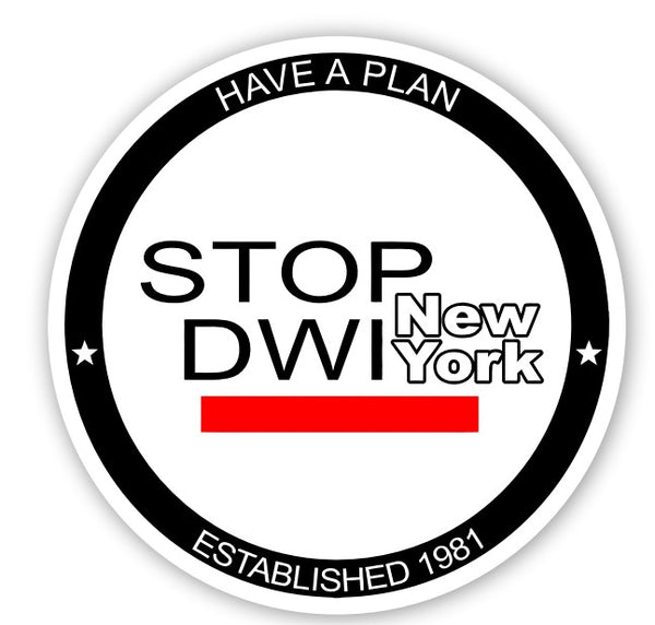 NYSDWI025- NYS STOP DWI Woven Patch