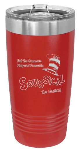 NSCP26- Seussical 20 oz Insulated Coffee Travel Tumbler