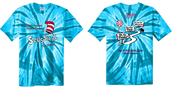 NSCP26- Seussical Tie Dye Tee Shirt