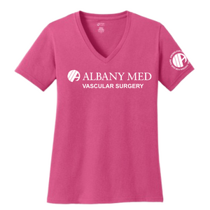 AlbmedVS- Ladies Fit Vneck Tshirt